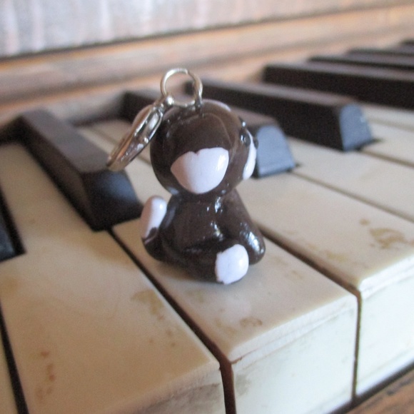 Handmade Polymer Clay Puppy Charm - Picture 3 of 7